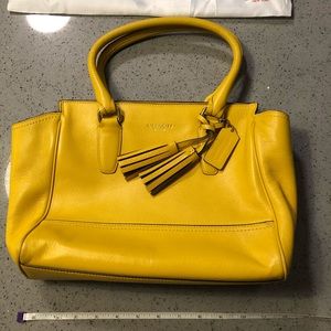 Beautiful Mustard Coach Bag!